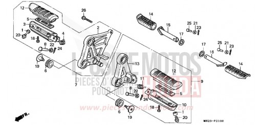 MARCHE CBR1000FL de 1990
